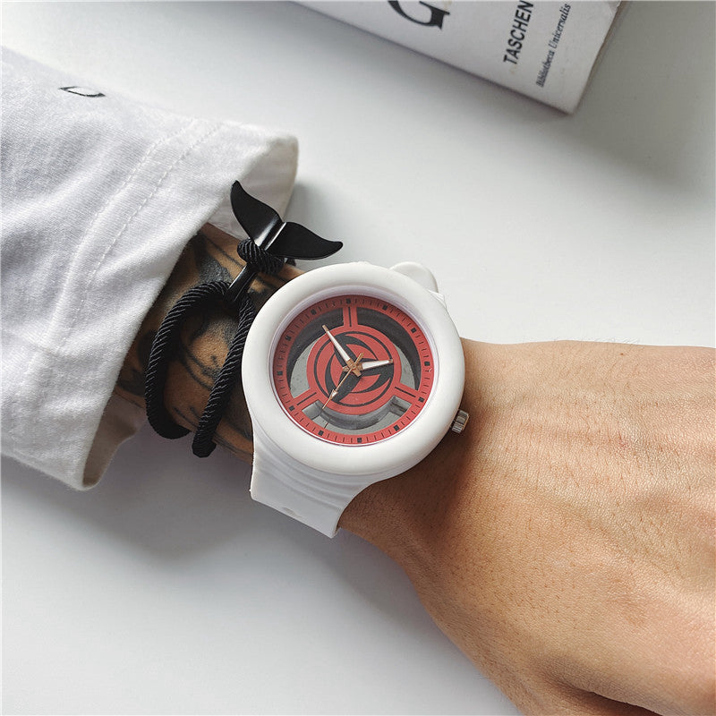 Reloj con diseño de dojutsu