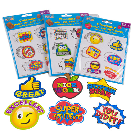 Tarjetas Para Rascar Y Oler Chocolate De 20 Quilates