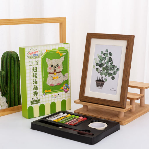 Juego de caja de regalo con barra de pintura al óleo súper suave (8 colores)