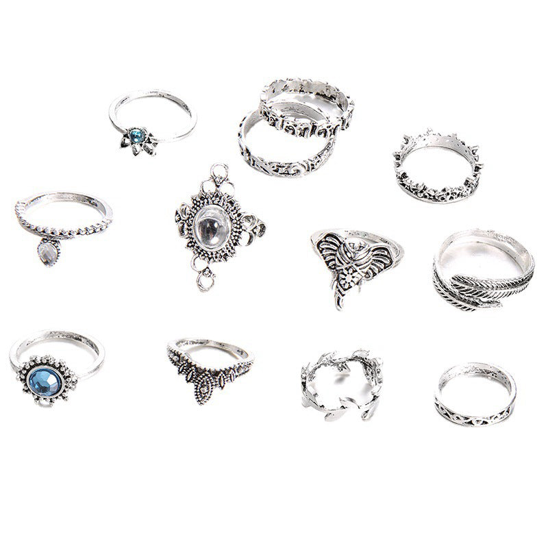 Set de 12 anillos