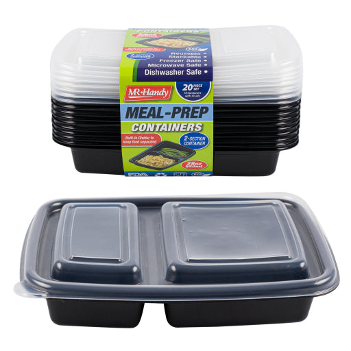 Juego De Contenedores De Alimentos, 20 Piezas 28 Oz/8