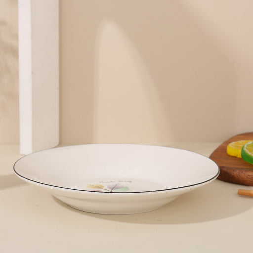 Bandeja Sopa Borde Negro 7 pulgadas