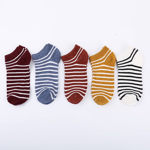 Calcetines náuticos de mujer a rayas