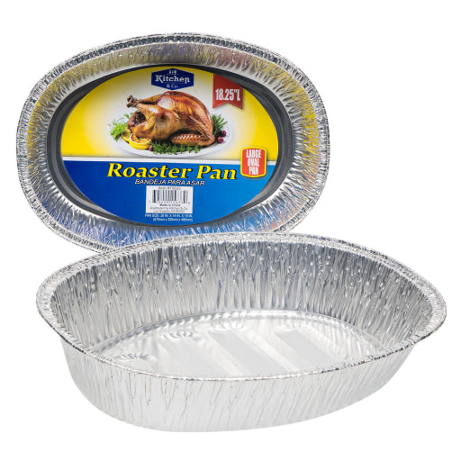 Bandeja Para Asar Ovalada Y Profunda De Aluminio