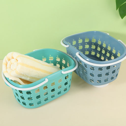 Cesta de baño portátil, colores variados.
