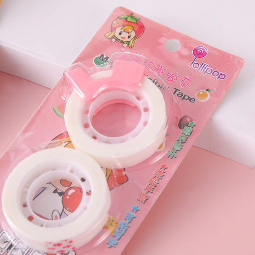 Combinación cinta invisible mas máquina cortadora