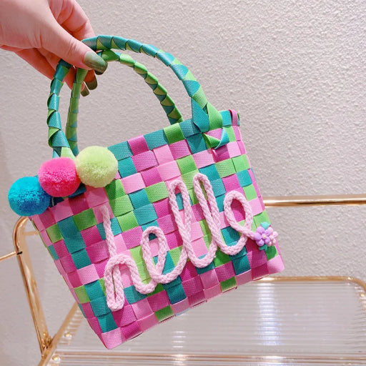 Pequeña bolsa "hello"