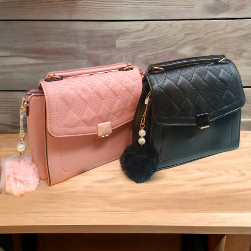 Bolsa cruzada con llavera