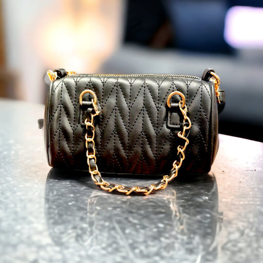 Bolsa cilíndrica con patrón