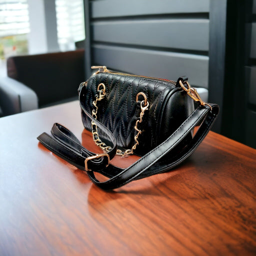 Bolsa cilíndrica con patrón